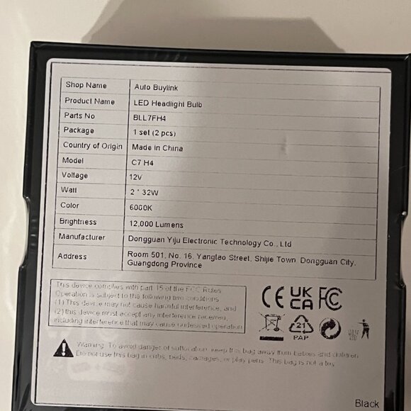 LED Car Headlights H4 Series C7F 300 Percent Brighter Unbranded (new/m/x) - Picture 5 of 8